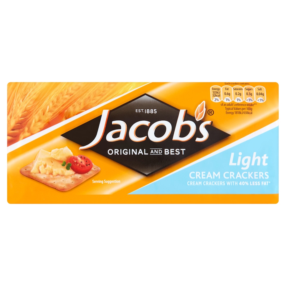 Jacobs Reduced Fat Cracker 200G