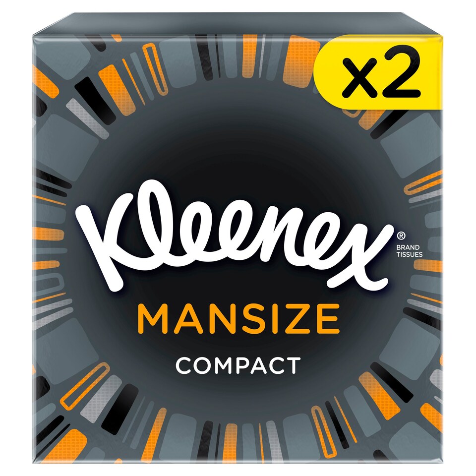 Kleenex XL Tissues Compact Twin Box 44 Sheets