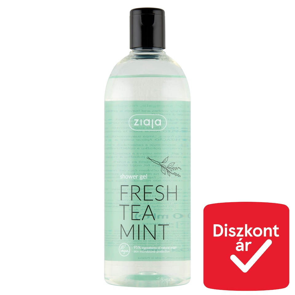 Ziaja friss menta tea tusfürdő gél 500 ml  1. kép