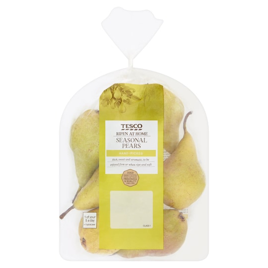 Tesco Pears Pack 610G Tesco Groceries