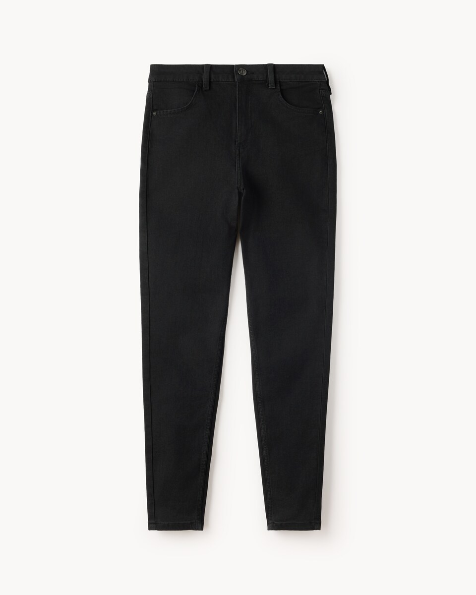 image 1 of F&F Low Rise Skinny Fit Jeans in Black