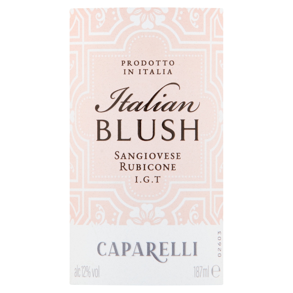image 1 of Caparelli Italian Blush 187Ml