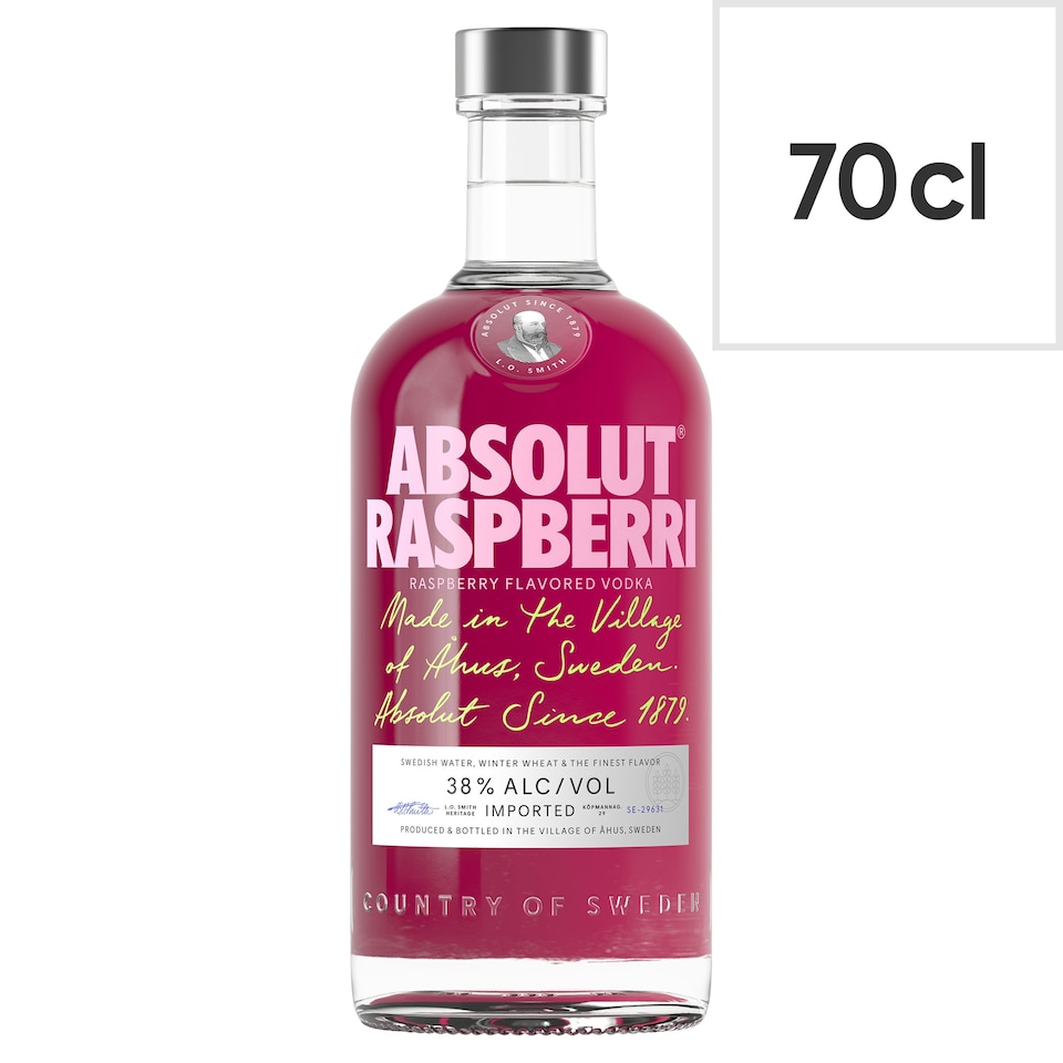 image 1 of Absolut Raspberri Vodka 70Cl