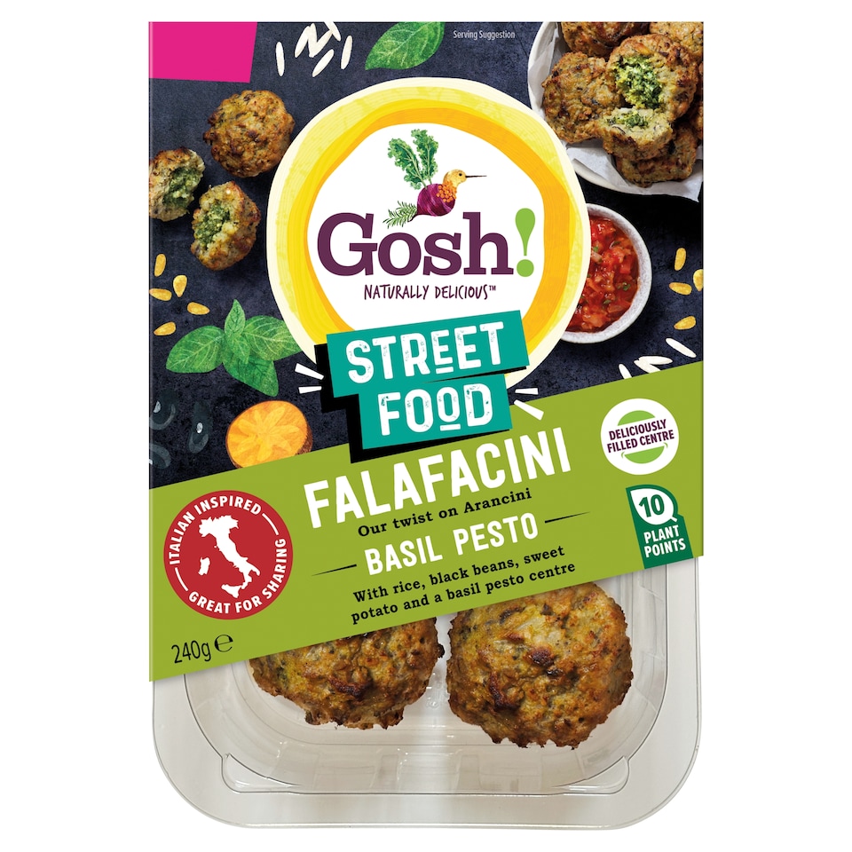 Gosh Falafacini with Basil Pesto 240g