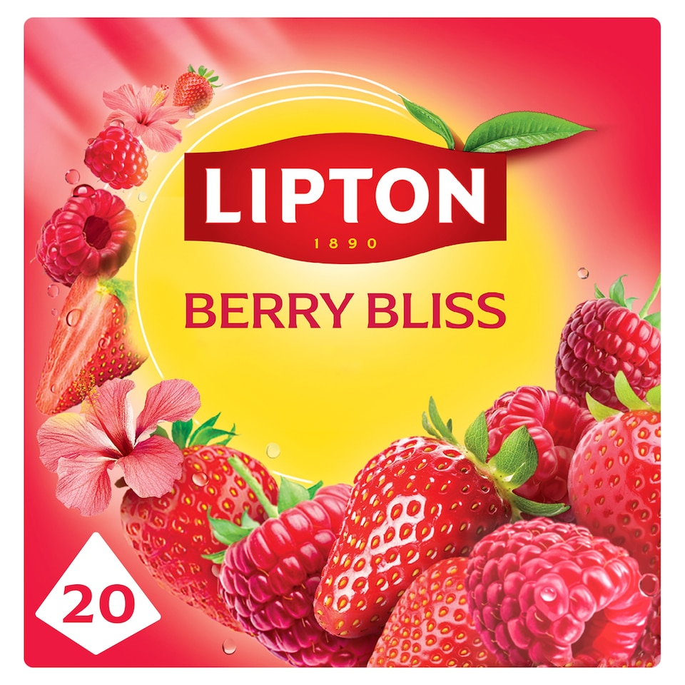 image 1 of Lipton Berry Bliss 20 Tea Bags 42g