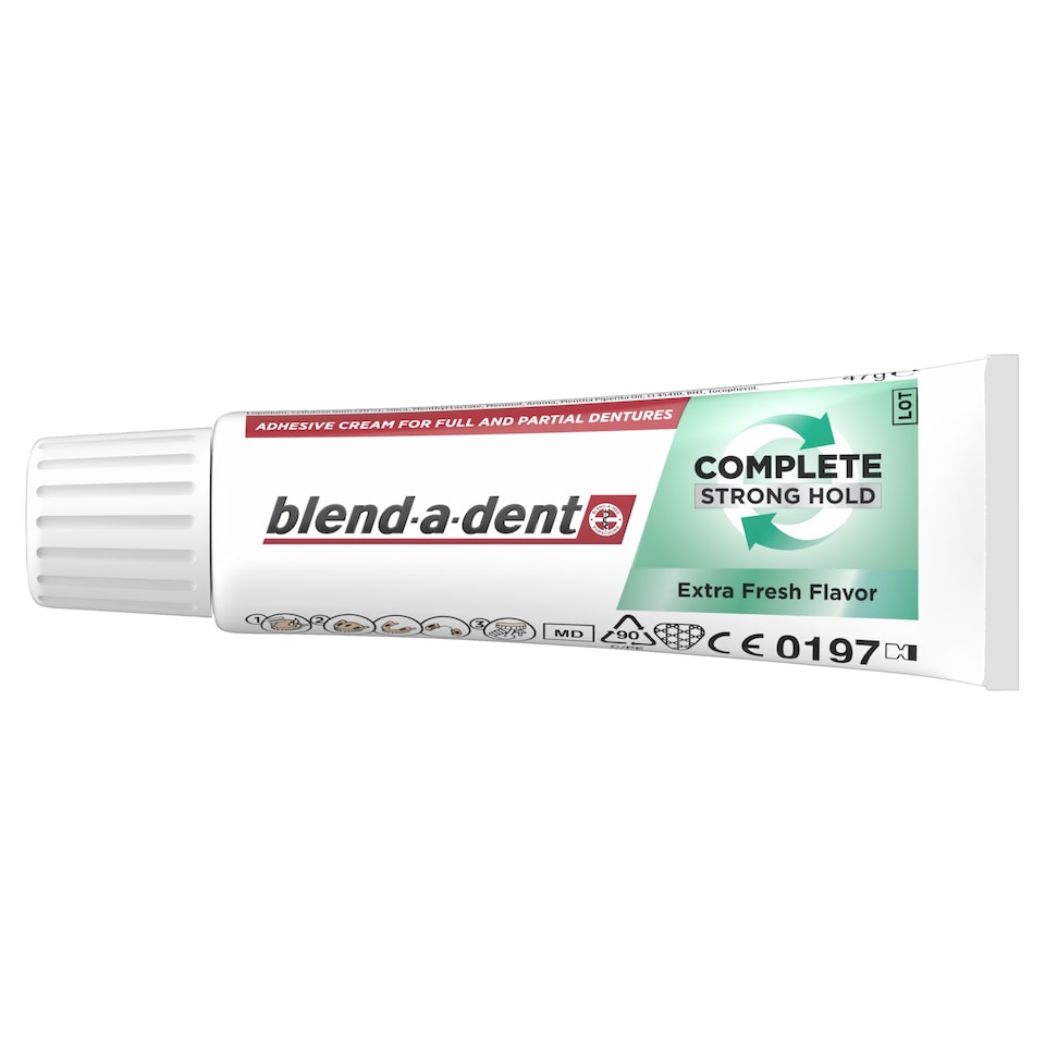 Blend-a-dent Complete Friss Ízű Műfogsorrögzítő Krém, 47 g 1. kép