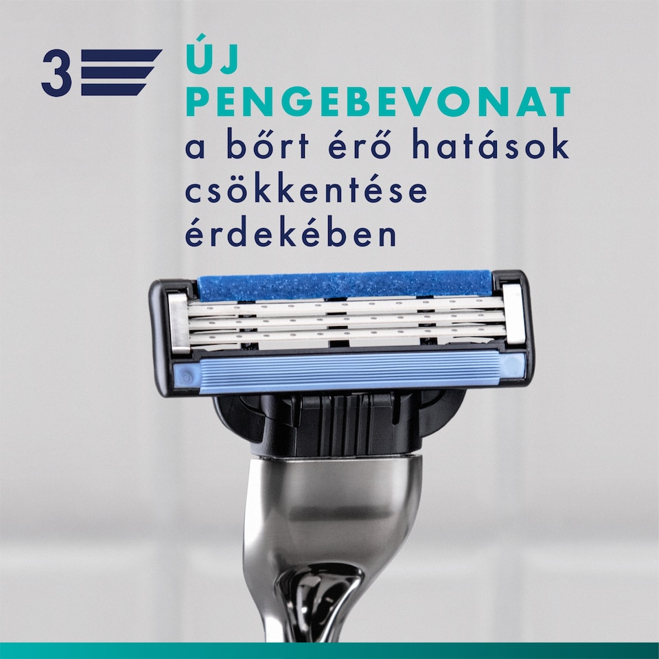 Gillette Mach3 Férfi Borotvabetétek, 5 Gillette 3 Pengés Borotvabetétek 1. kép
