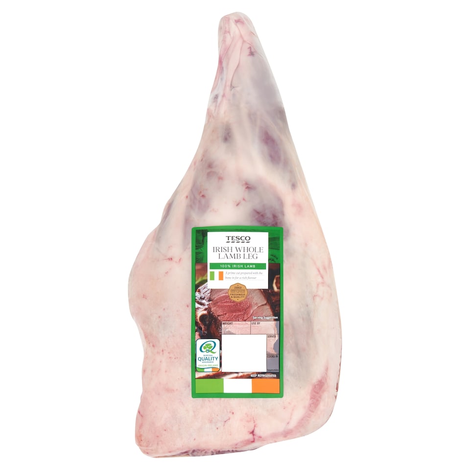 Tesco Irish Whole Lamb Leg 2.2Kg