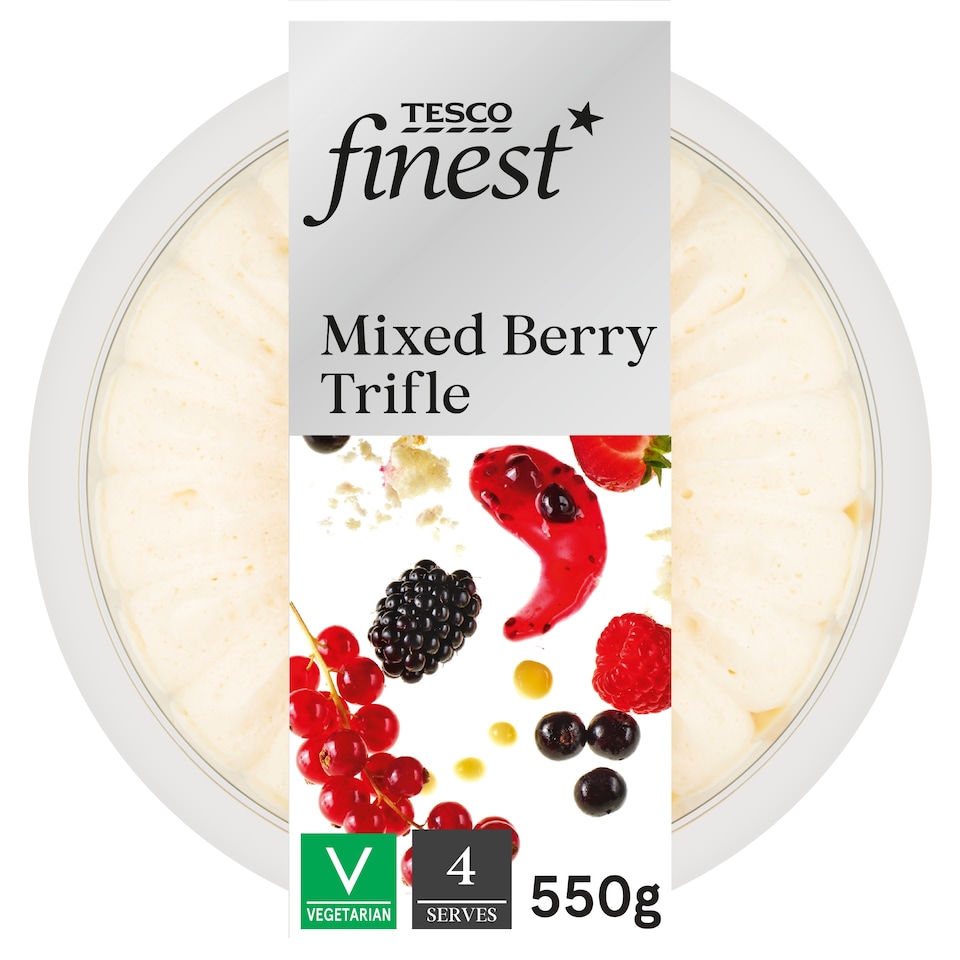 Tesco Finest Mixed Berry Trifle 550g