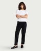 image 1 of F&F Pleated Tapered Trousers in Black