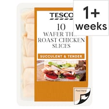 Tesco Wafer Thin Roast Chicken Slices 125g