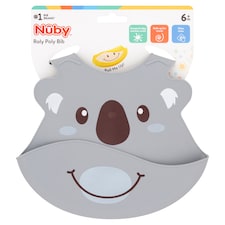 Nuby Roly Poly Silicone Bib