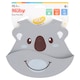 image 1 of Nuby Roly Poly Silicone Bib