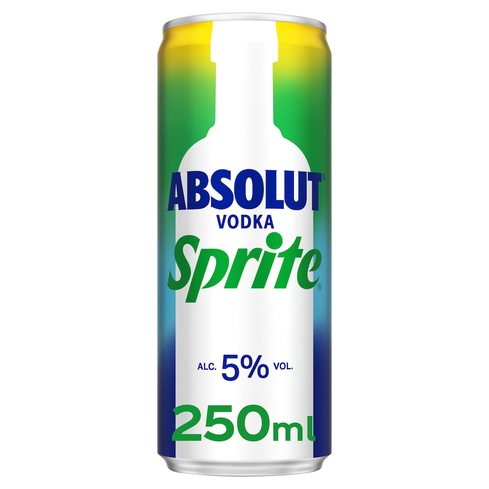 image 1 of Absolut & Sprite 250ml