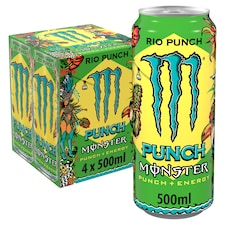 Monster Energy Juice Rio Punch 4x500ml