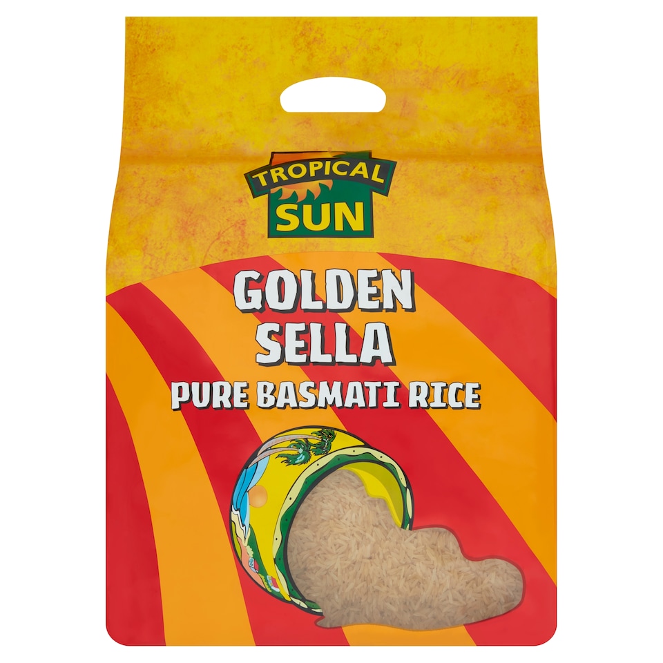 Tropical Sun Golden Sella Pure Basmati Rice 5Kg