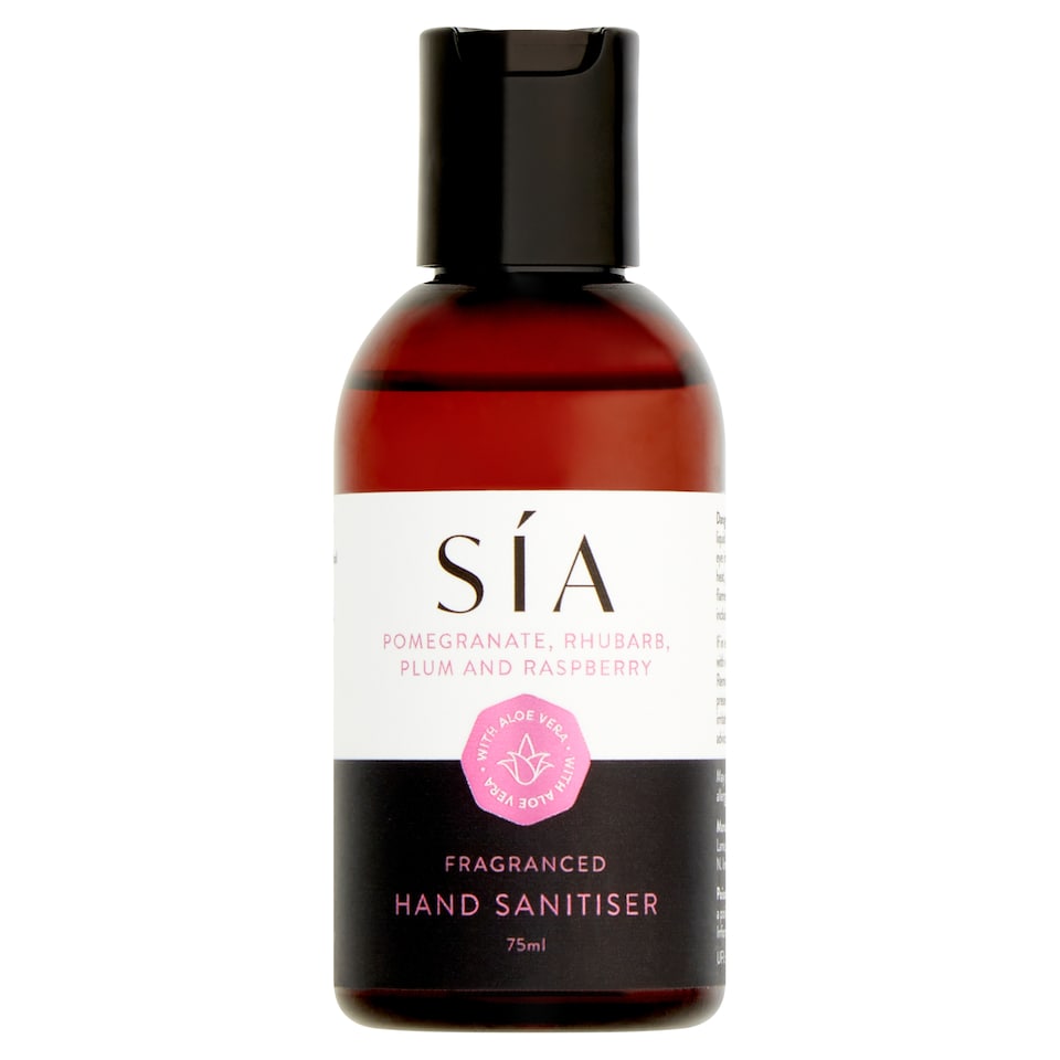 Sia Health Hand Sanitiser Gel Pomegranate 75Ml