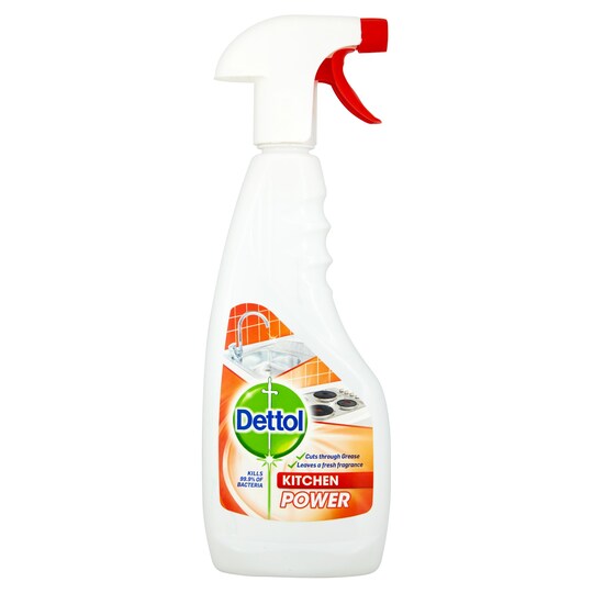 Dettol Kitchen Power Cleaner Spray 440 Ml Tesco Groceries