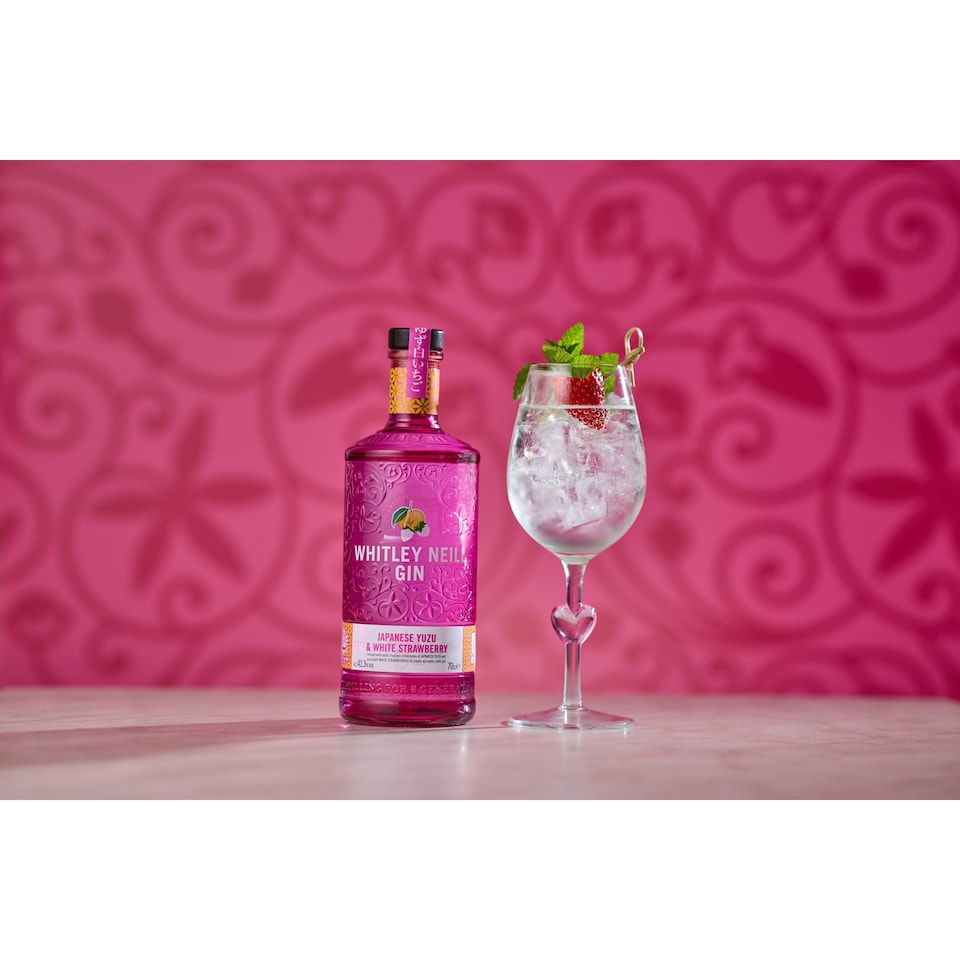 image 1 of Whitley Neill Gin - Japanese Yuzu & White Strawberry 70cl