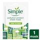 image 1 of Simple Kind To Skin Pollution Prot Sheet Mask 21Ml