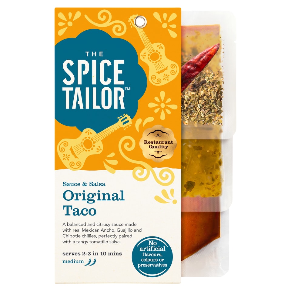 The Spice Tailor Mexican Original Taco Sauce and Salsa Kit 245g