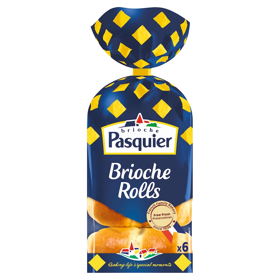 BRIOCHE PASQUIER Brioche rolls 6 pk