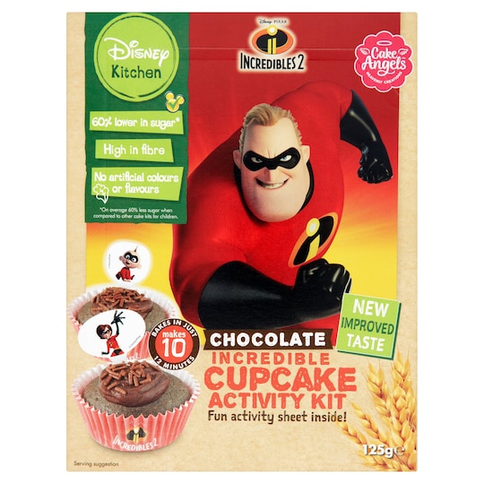Disney Incredibles Chocolate Cupcake Kit 125g Tesco Groceries
