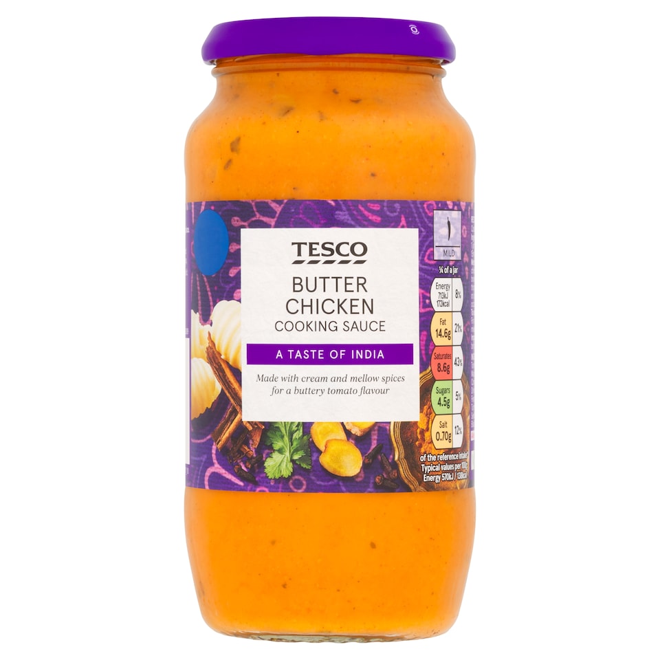 Tesco Butter Chicken Cooking Sauce 500G