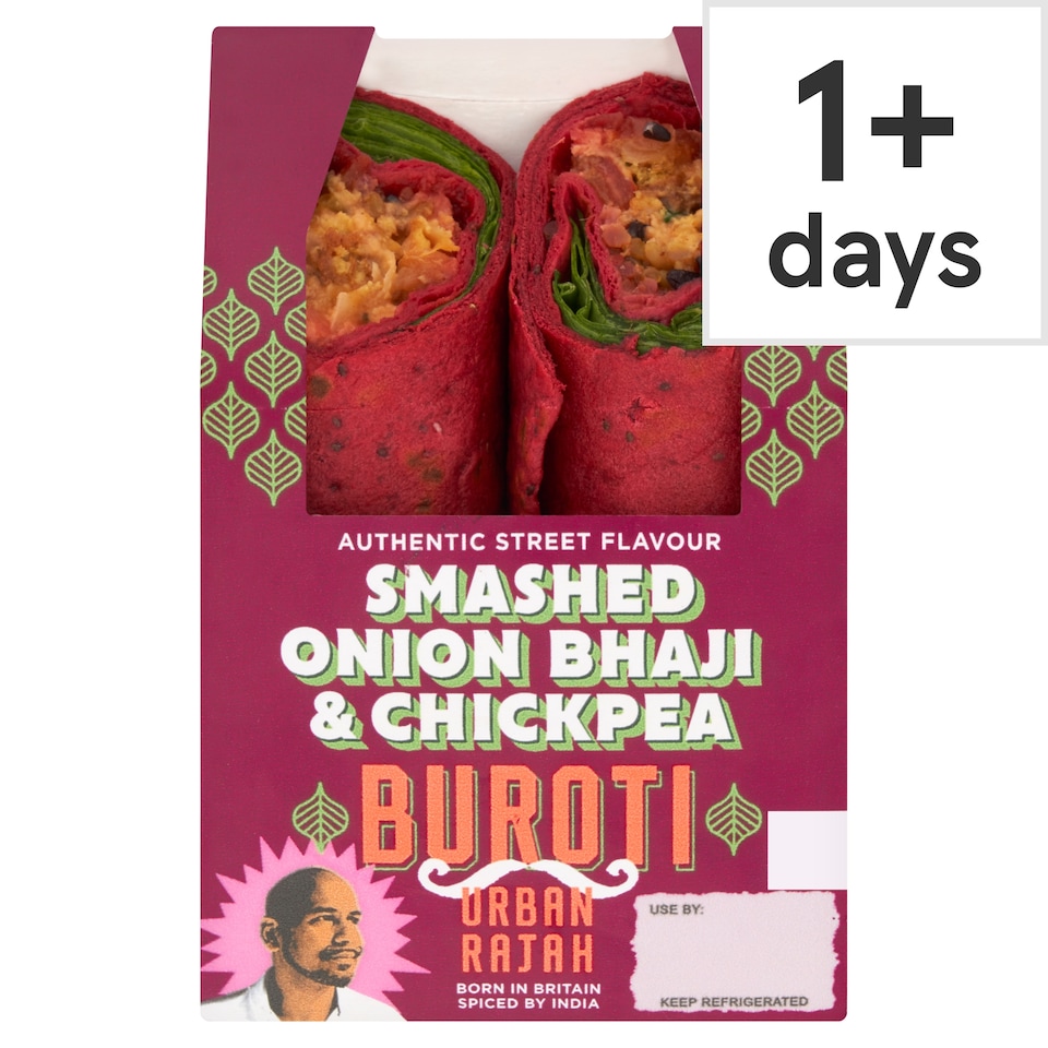 Urban Rajah Smashed Onion Bhaji & Chickpea Buroti