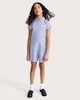 image 3 of F&F School Girls 2-Pack Gingham Short Sleeved Playsuits in Navy