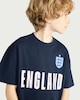 image 2 of England Pure Cotton T-Shirt in Navy