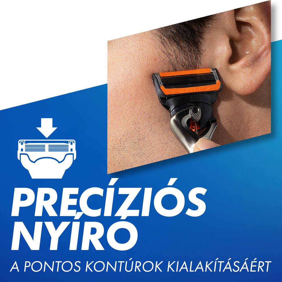 Gillette ProGlide Borotvabetétek Férfi Borotvához, 8 db Borotvabetét 1. kép