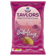 Taylors Ridge Cut Potato Crisps - Hot Buffalo Wings Flavour 150g