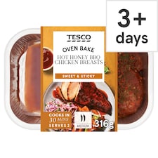 Tesco Hot Honey BBQ Chicken Breasts 316g