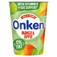 Onken 0% Fat Mango & Apple Yogurt 450G