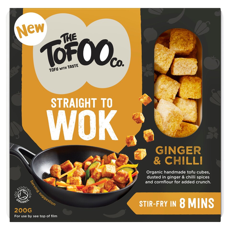 The Tofoo Co Straight To Wok Ginger & Chilli Tofu 200G Tesco Groceries