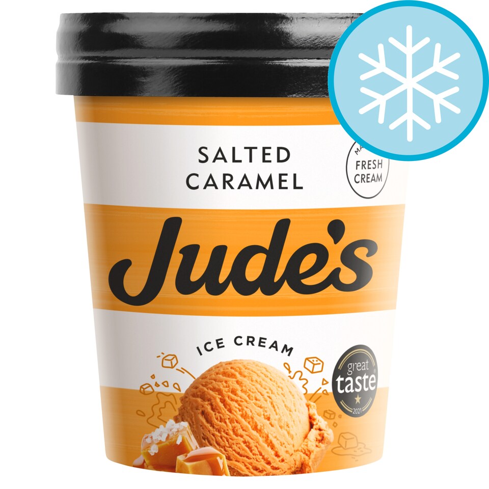 image 1 of Judes Salted Caramel Ice Cream 460Ml