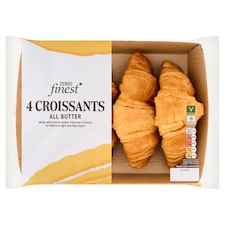 Tesco Finest All Butter Croissants 4 Pack