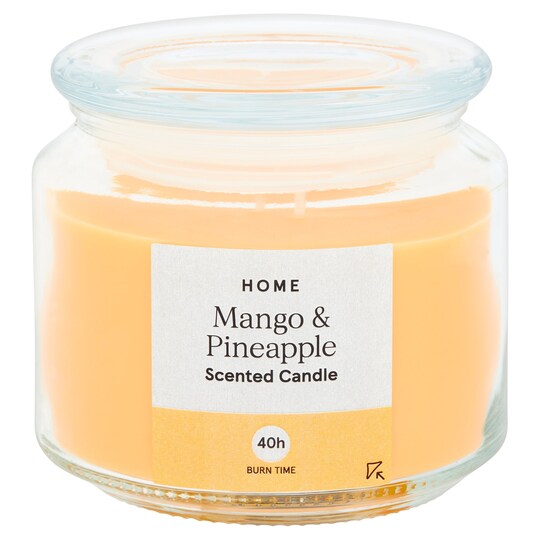 Tesco Candle Mango & Pineapple 300G Tesco Groceries