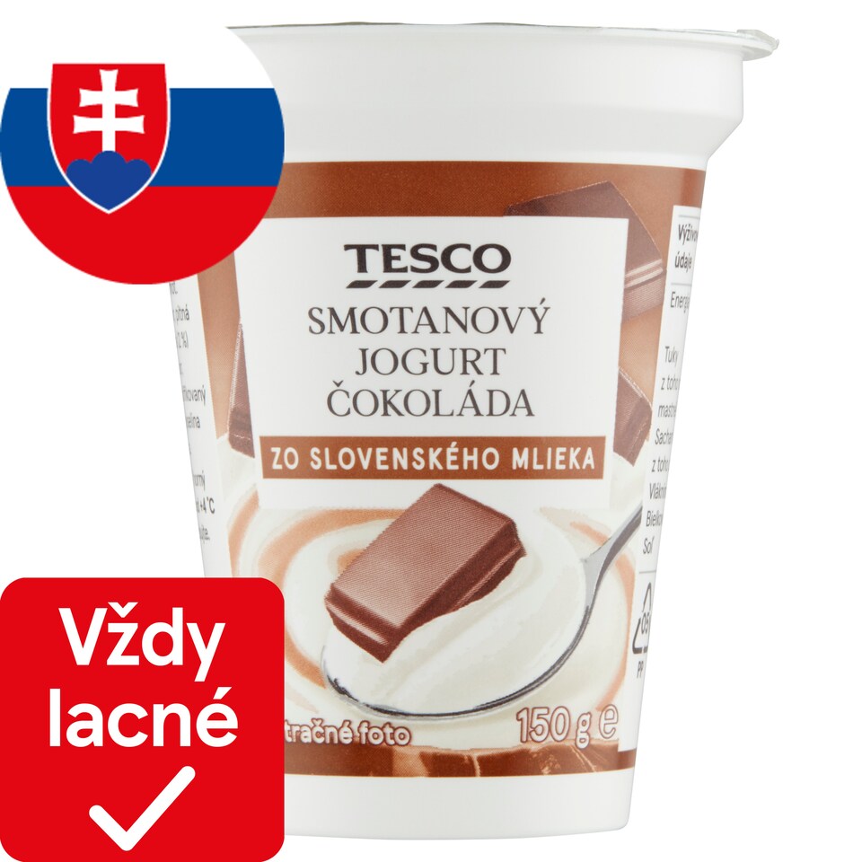 Tesco Smotanový jogurt čokoláda 150 g