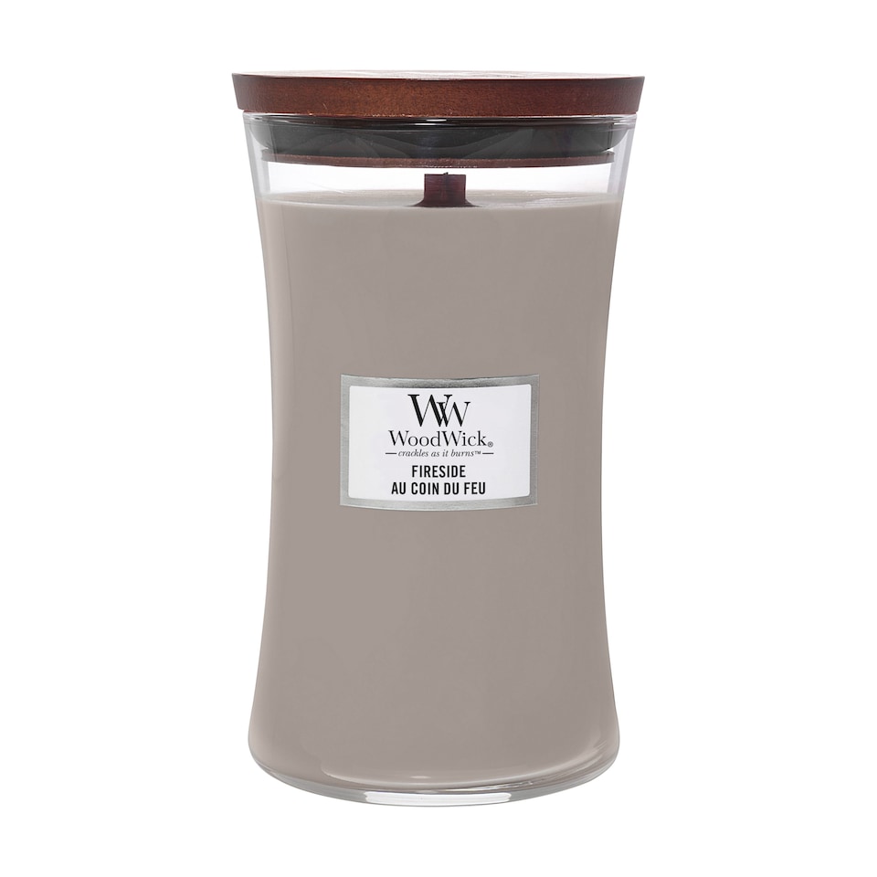 image 1 of Woodwick Fireside Large Hourglass Candle 610g