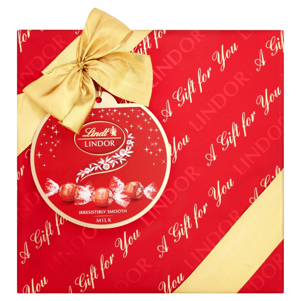 image 1 of Lindt Lindor Gift Wrapped Box Milk 287G