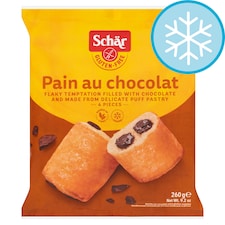 Schar Gluten Free Pain Au Chocolat 4 Pack 260G