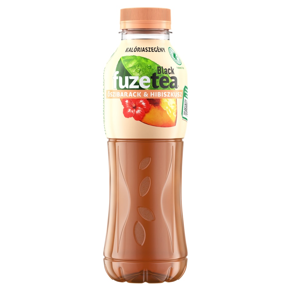 Fuze Tea Non-Carbonated Peach and Hibiscus Flavored Soft Drink with Black Tea Extract 500 ml