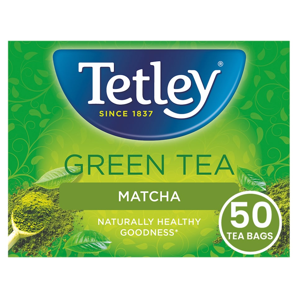 Tetley Green Tea Matcha 50 Tea Bags 105g