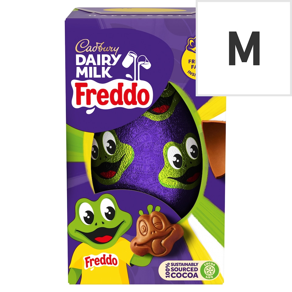 image 1 of Cadbury Dairy Milk Freddo Faces Chocolate Easter Egg 96G