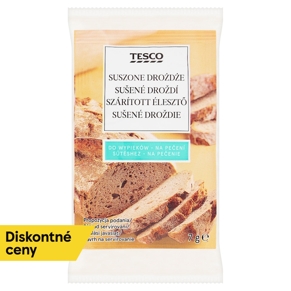 Tesco Sušené droždie 5 x 7 g