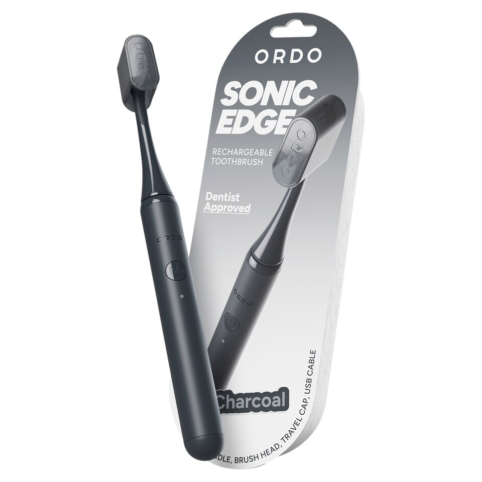 image 1 of Ordo Sonic Edge Rechargeable Toothbrush - Charcoal