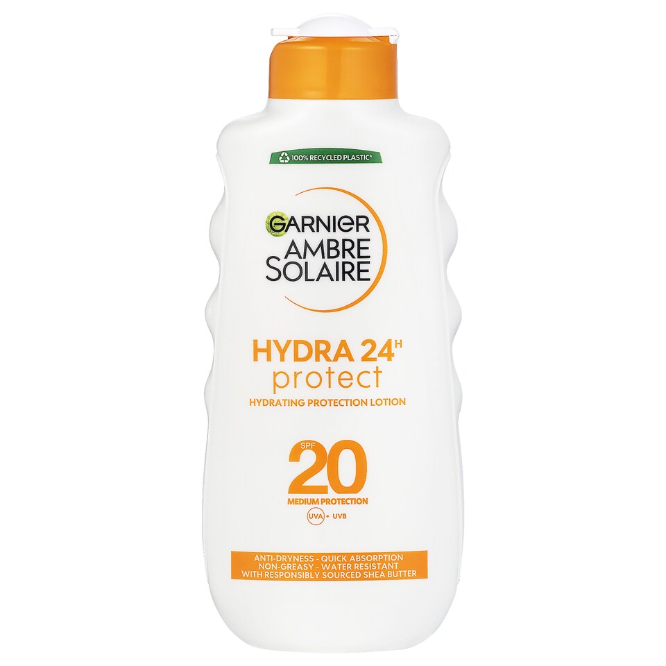 GARNIER Ambre Solaire Classic Protection Medium Protection, light tanned skin, SPF20 , 200 ml