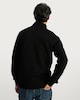 image 3 of F&F Cotton Rich Half Zip Funnel Neck Sweatshirt in Black